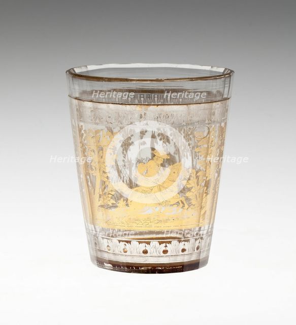Beaker, Bohemia, c. 1730. Creator: Bohemia Glass.