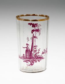 Beaker, Bohemia, c. 1750. Creator: Bohemia Glass