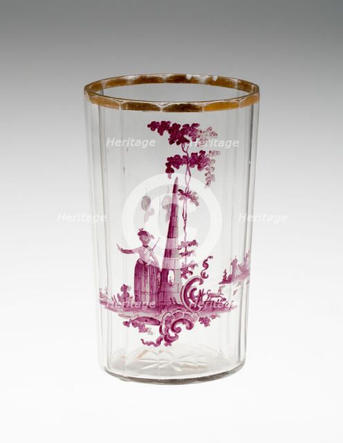 Beaker, Bohemia, c. 1750. Creator: Bohemia Glass.