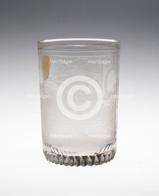 Beaker, Bohemia, c. 1810/20. Creator: Bohemia Glass.