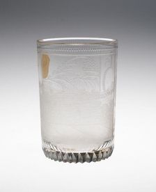 Beaker, Bohemia, c. 1810/20. Creator: Bohemia Glass