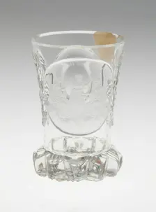 Beaker, Bohemia, c. 1820. Creator: Bohemia Glass