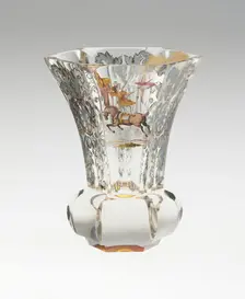 Beaker, Bohemia, c. 1830. Creator: Bohemia Glass