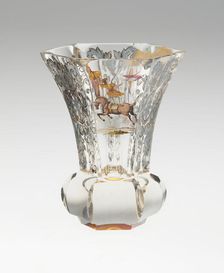 Beaker, Bohemia, c. 1830. Creator: Bohemia Glass