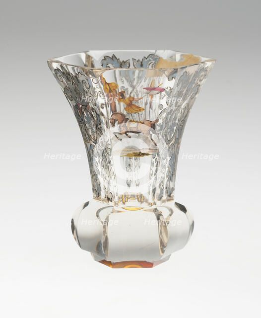 Beaker, Bohemia, c. 1830. Creator: Bohemia Glass.