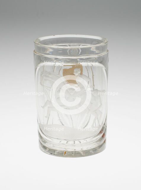 Beaker, Bohemia, c. 1830. Creator: Bohemia Glass.