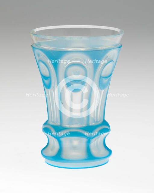 Beaker, Bohemia, c. 1845. Creator: Bohemia Glass.