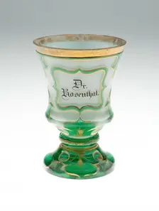 Beaker, Bohemia, c. 1840. Creator: Bohemia Glass