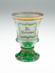 Beaker, Bohemia, c. 1840. Creator: Bohemia Glass