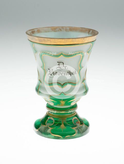 Beaker, Bohemia, c. 1840. Creator: Bohemia Glass.
