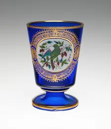 Beaker, Bohemia, c. 1850. Creator: Bohemia Glass