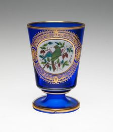 Beaker, Bohemia, c. 1850. Creator: Bohemia Glass