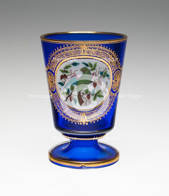Beaker, Bohemia, c. 1850. Creator: Bohemia Glass.