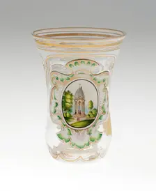 Beaker, Bohemia, c. 1850. Creator: Bohemia Glass