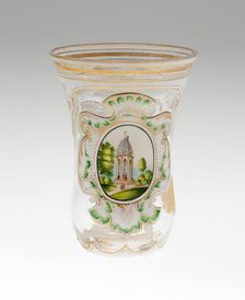 Beaker, Bohemia, c. 1850. Creator: Bohemia Glass