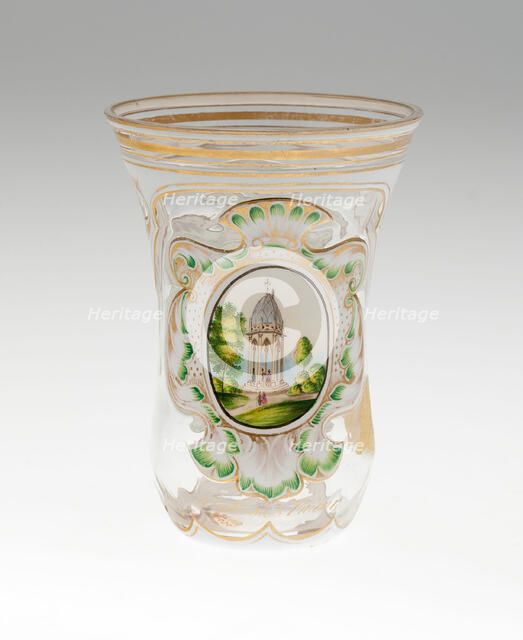 Beaker, Bohemia, c. 1850. Creator: Bohemia Glass.