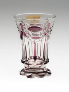 Beaker, Bohemia, c. 1850. Creator: Bohemia Glass