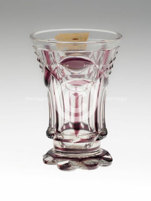 Beaker, Bohemia, c. 1850. Creator: Bohemia Glass.