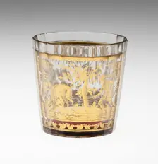 Beaker, Bohemia, Early 18th century. Creator: Bohemia Glass