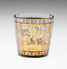 Beaker, Bohemia, Early 18th century. Creator: Bohemia Glass