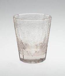 Beaker, Bohemia, Early 18th century. Creator: Bohemia Glass