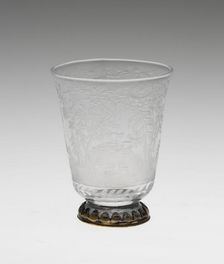 Beaker, Bohemia, Early 18th century. Creator: Bohemia Glass