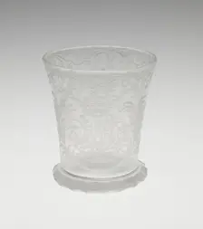 Beaker, Bohemia, Early 18th century. Creator: Bohemia Glass