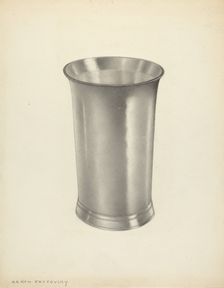 Beaker, c. 1937. Creator: Aaron Fastovsky