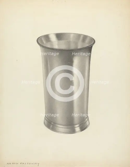 Beaker, c. 1937. Creator: Aaron Fastovsky.