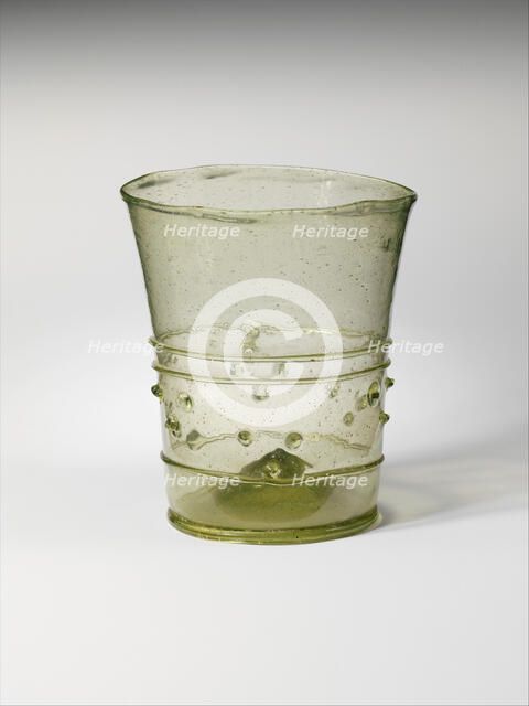 Beaker, European, 12th-15th century. Creator: Unknown.