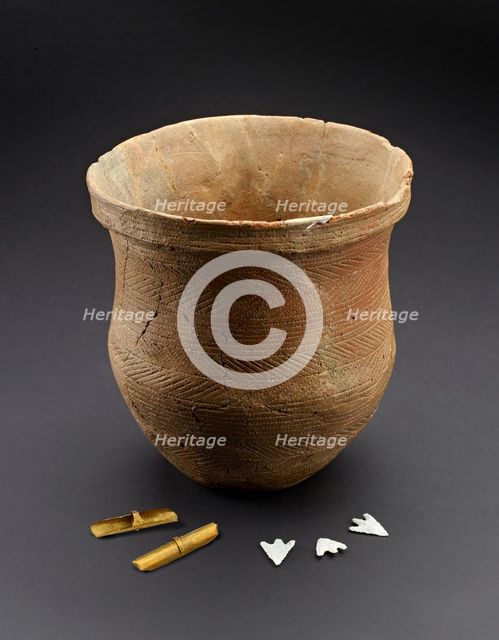 Beaker, Early Bronze Age, Beaker Period (Britain), c2500-c2150 BC. Artist: Unknown.