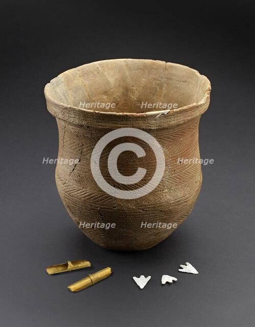 Beaker, Early Bronze Age, Beaker Period (Britain), c2500-c2150 BC. Artist: Unknown.