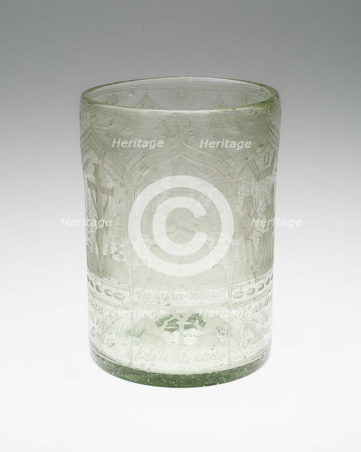 Beaker, England, 19th century. Creator: Unknown.