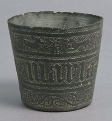 Beaker, French, 15th century. Creator: Unknown