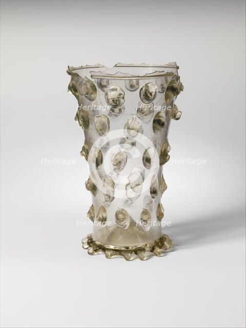 Beaker, German, 15th century. Creator: Unknown.