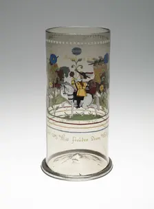 Beaker (Humpen), Germany, 1637. Creator: Unknown