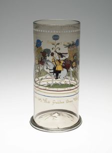 Beaker (Humpen), Germany, 1637. Creator: Unknown