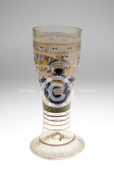 Beaker (Humpen), Saxony, 1693. Creator: Unknown.