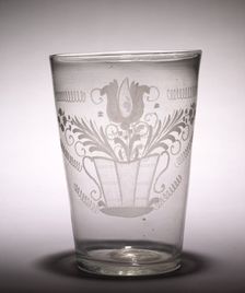 Beaker, late 1700s. Creator: Unknown