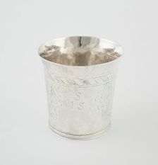 Beaker, London, 1692/93. Creator: Unknown