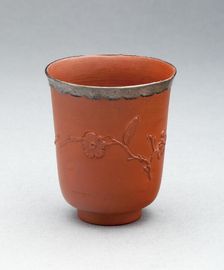 Beaker, Staffordshire, c. 1695. Creator: Staffordshire Potteries