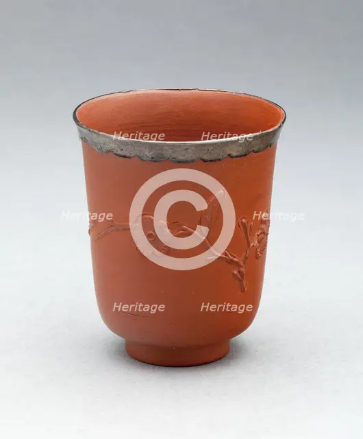 Beaker, Staffordshire, c. 1695. Creator: Staffordshire Potteries.