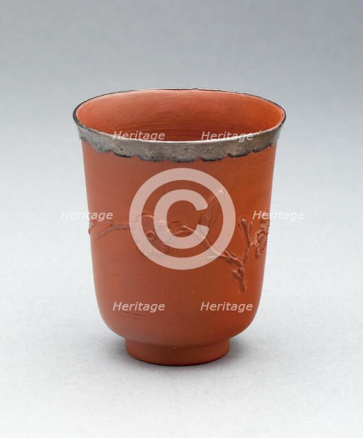 Beaker, Staffordshire, c. 1695. Creator: Staffordshire Potteries.