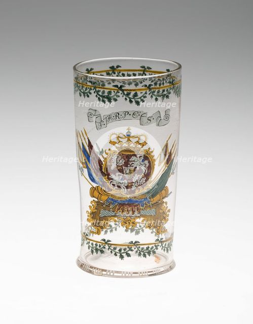 Beaker, Saxony, 19th century. Creator: Unknown.