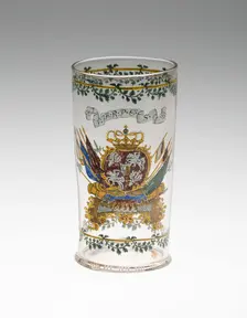 Beaker, Saxony, 19th century. Creator: Unknown