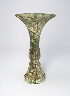 Beaker, Shang dynasty (c. 1600-1050 B.C.). Creator: Unknown