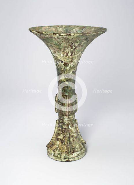 Beaker, Shang dynasty (c. 1600-1050 B.C.). Creator: Unknown.