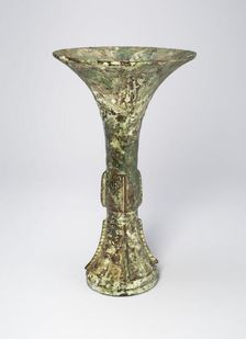 Beaker, Shang dynasty (c. 1600-1050 B.C.). Creator: Unknown