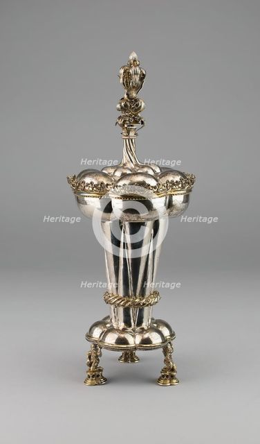 Beaker with Cover, Germany, c. 1500. Creator: Unknown.