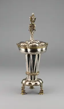 Beaker with Cover, Germany, c. 1500. Creator: Unknown
